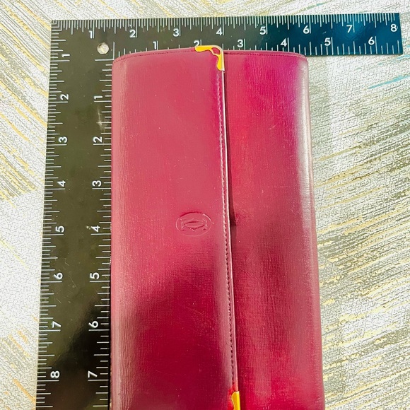 Cartier brugandy Clutch - Picture 10 of 15